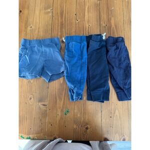 Carter's Baby Boys 6 Month 4 Piece Pants and Shorts‎ Set Blue Navy